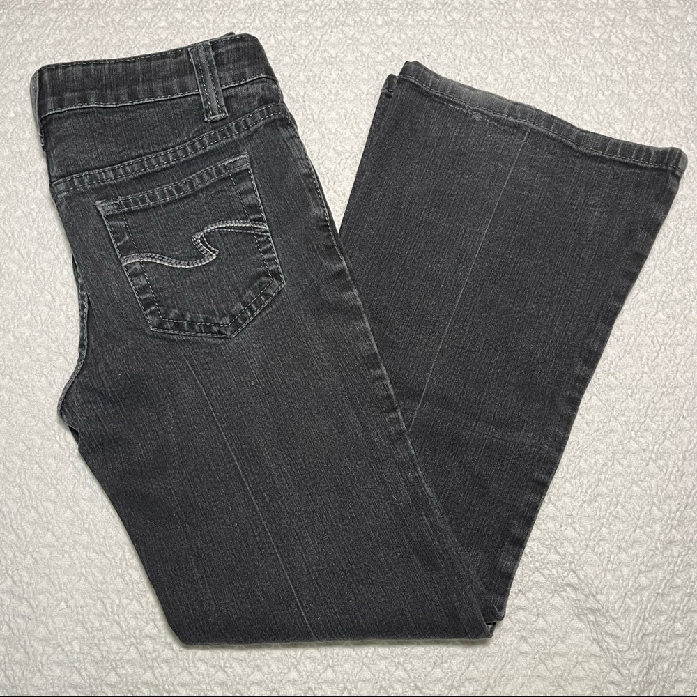 Kids Black Flare Jeans